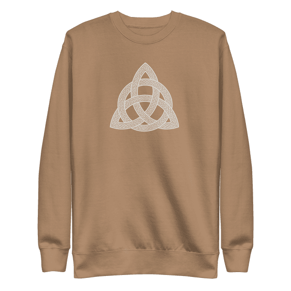 Trinity Knot | Irish Celtic Heritage | Light | Unisex Sweatshirt