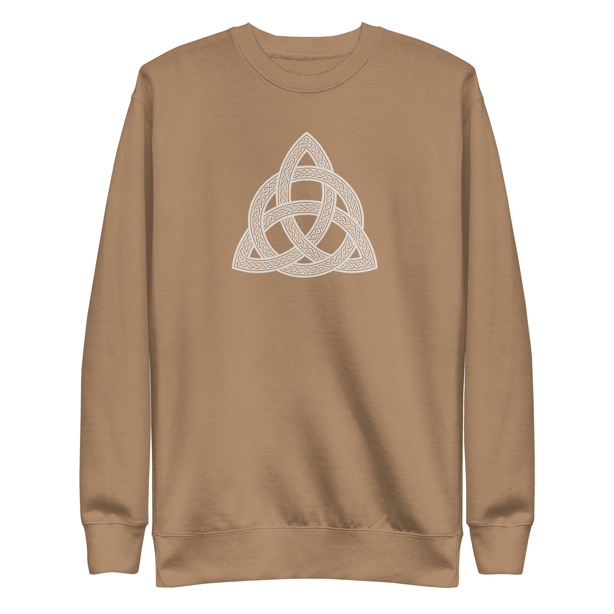 Trinity Knot | Irish Celtic Heritage | Light | Unisex Sweatshirt - Image 7