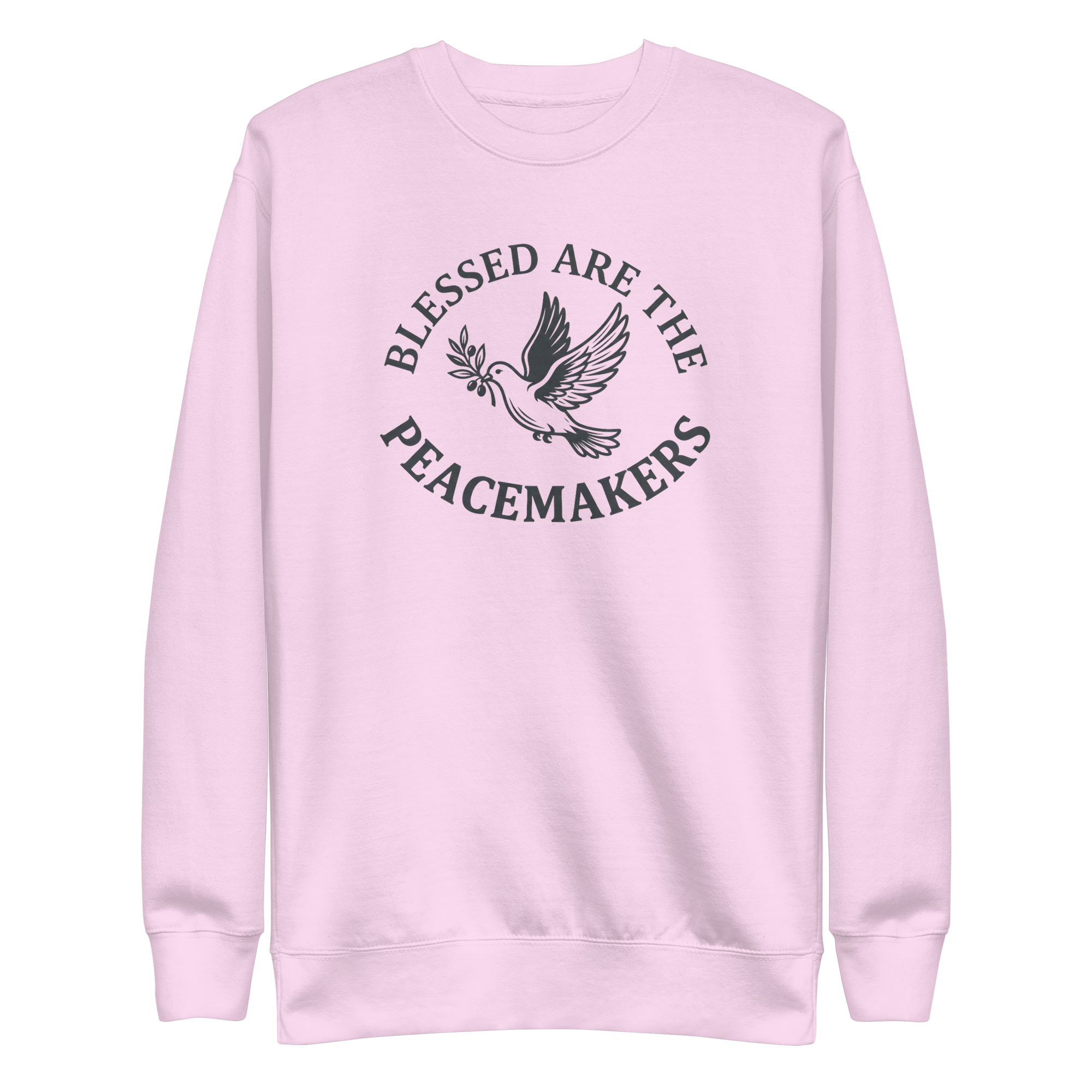 Blessed Are The Peacemakers | Charcoal Grey | Unisex Sweatshirt - Image 5