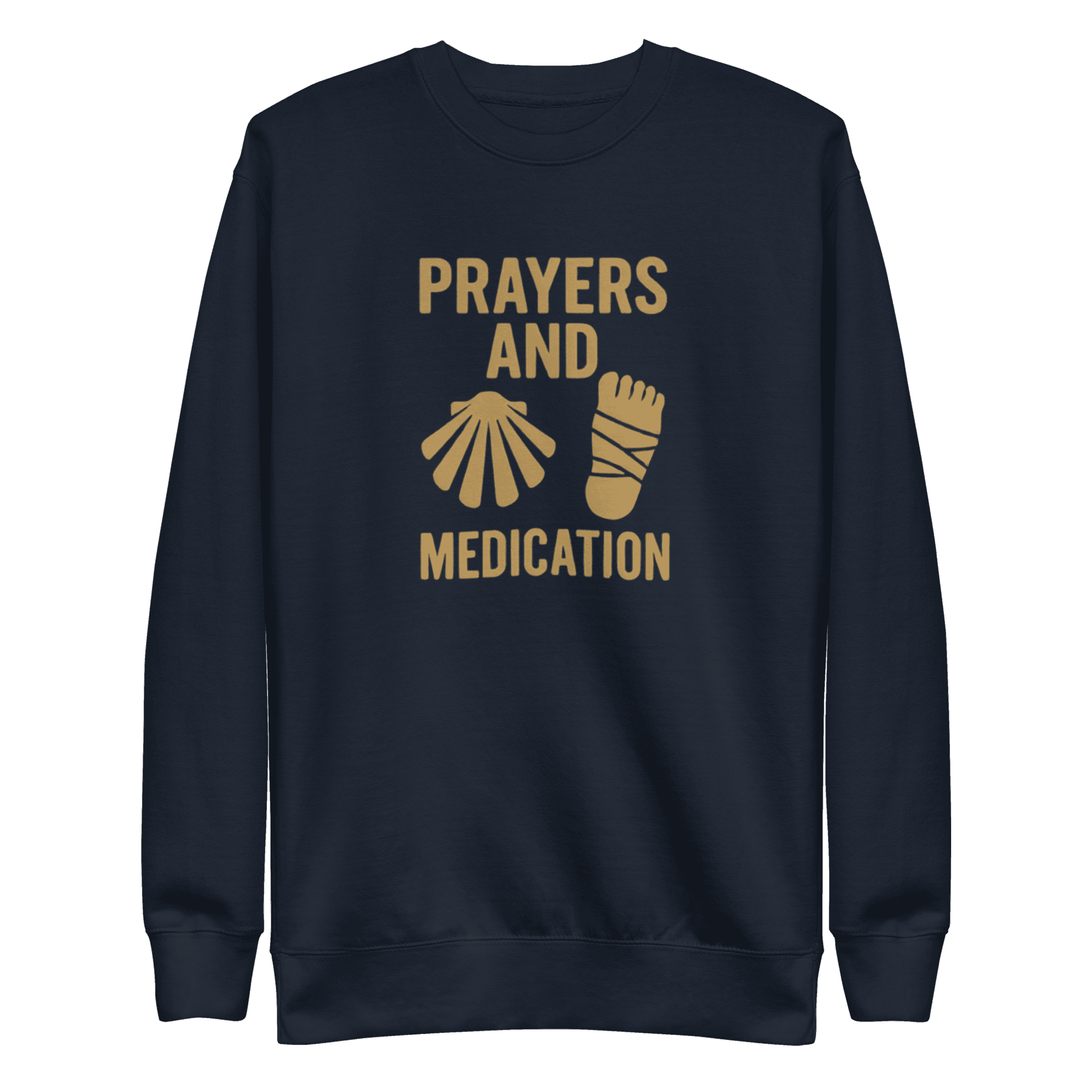 Prayers And Medication | Unisex Sweatshirt - Image 3