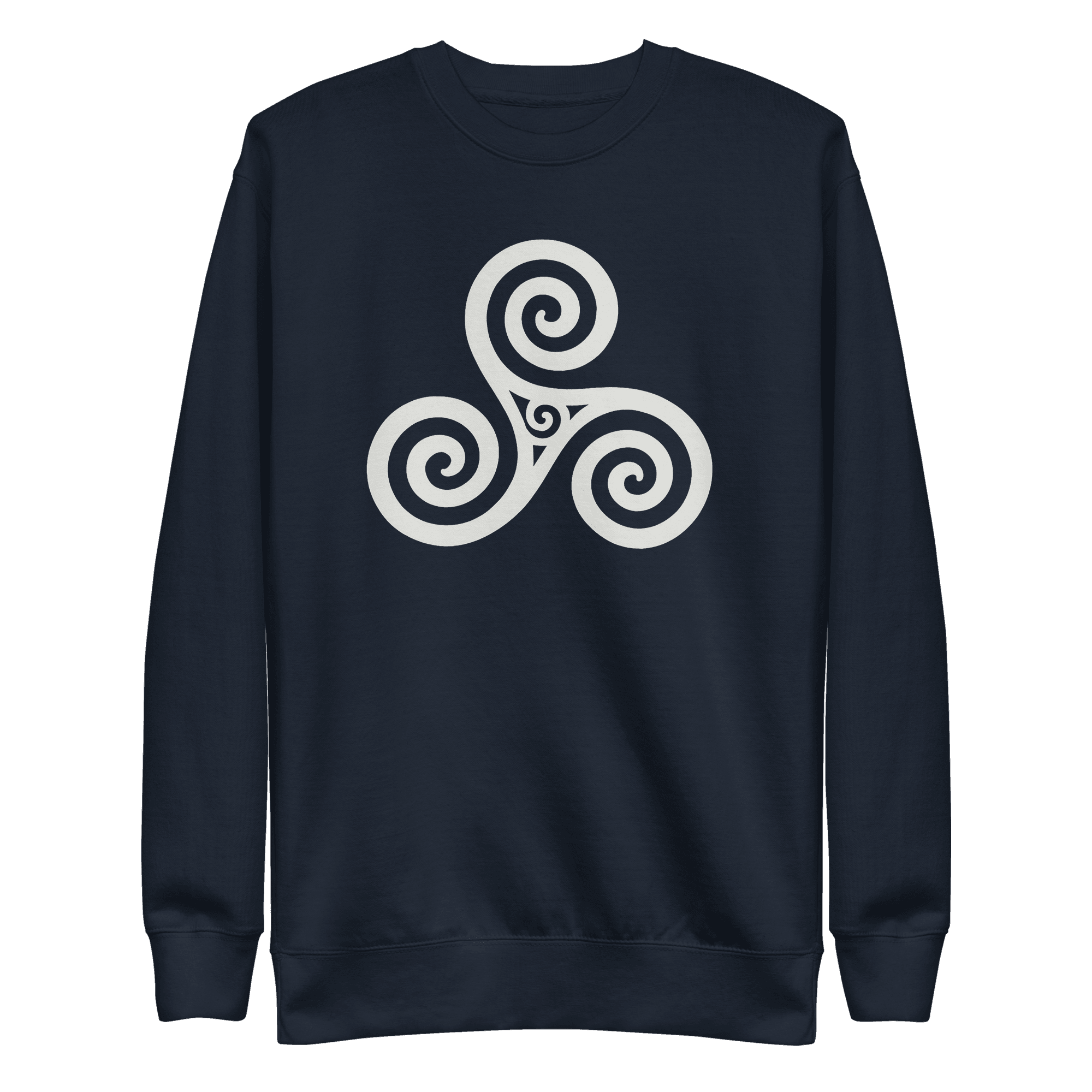 Trisquel Symbol | Galician Celtic Heritage | Light | Unisex Sweatshirt - Image 3