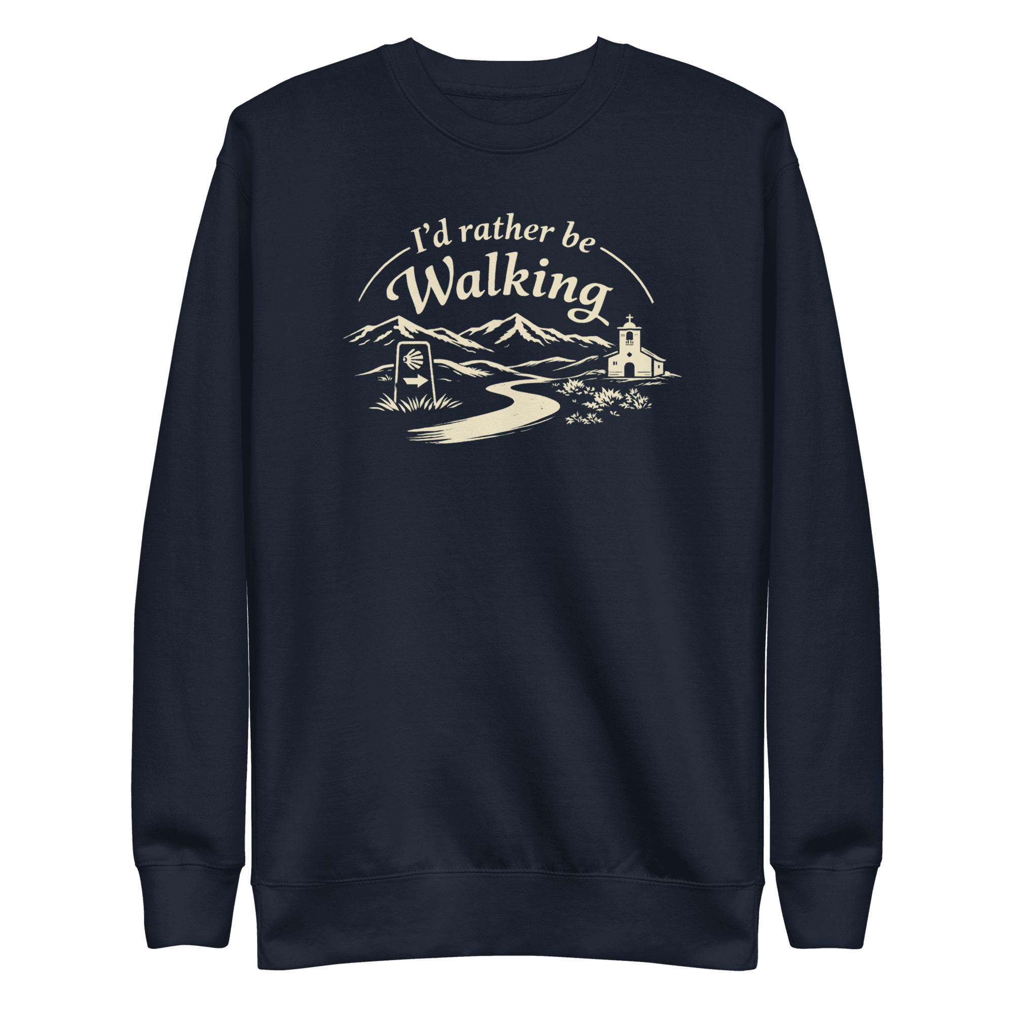 I’d rather be Walking | Unisex Sweatshirt - Image 3