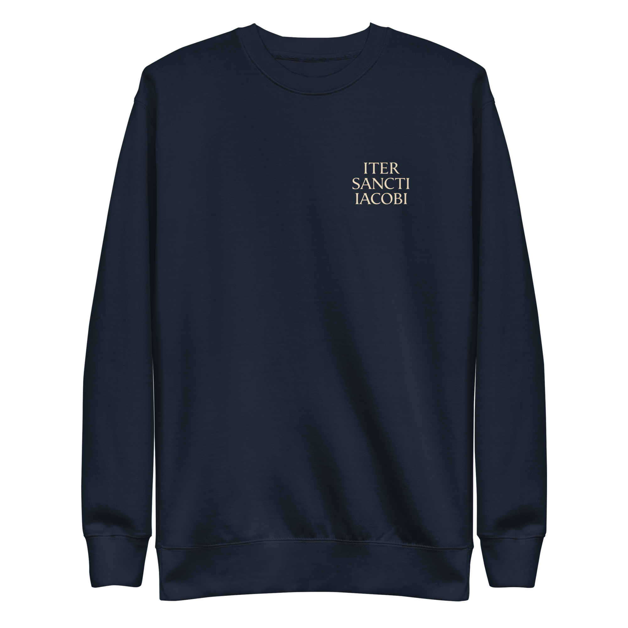 Iter Sancti Iacobi | Small Light | Unisex Sweatshirt - Image 3