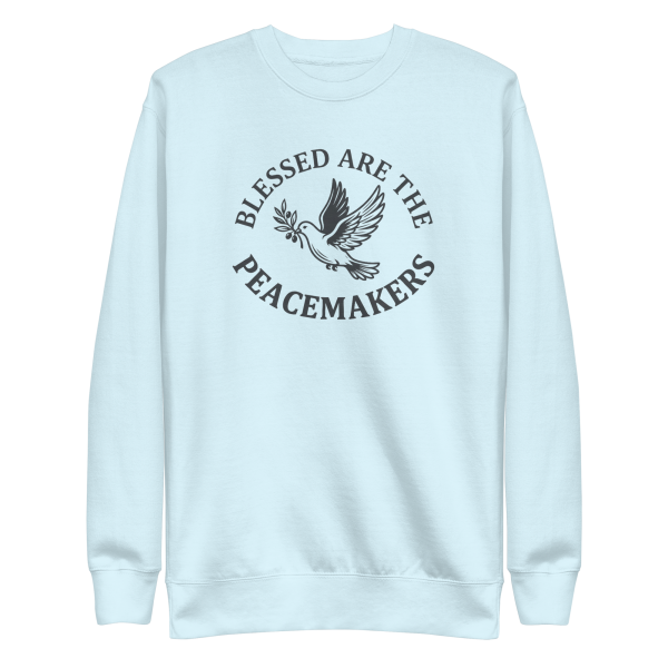 Blessed Are The Peacemakers | Charcoal Grey | Unisex Sweatshirt