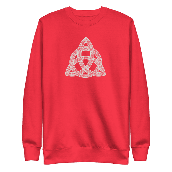 Trinity Knot | Irish Celtic Heritage | Light | Unisex Sweatshirt