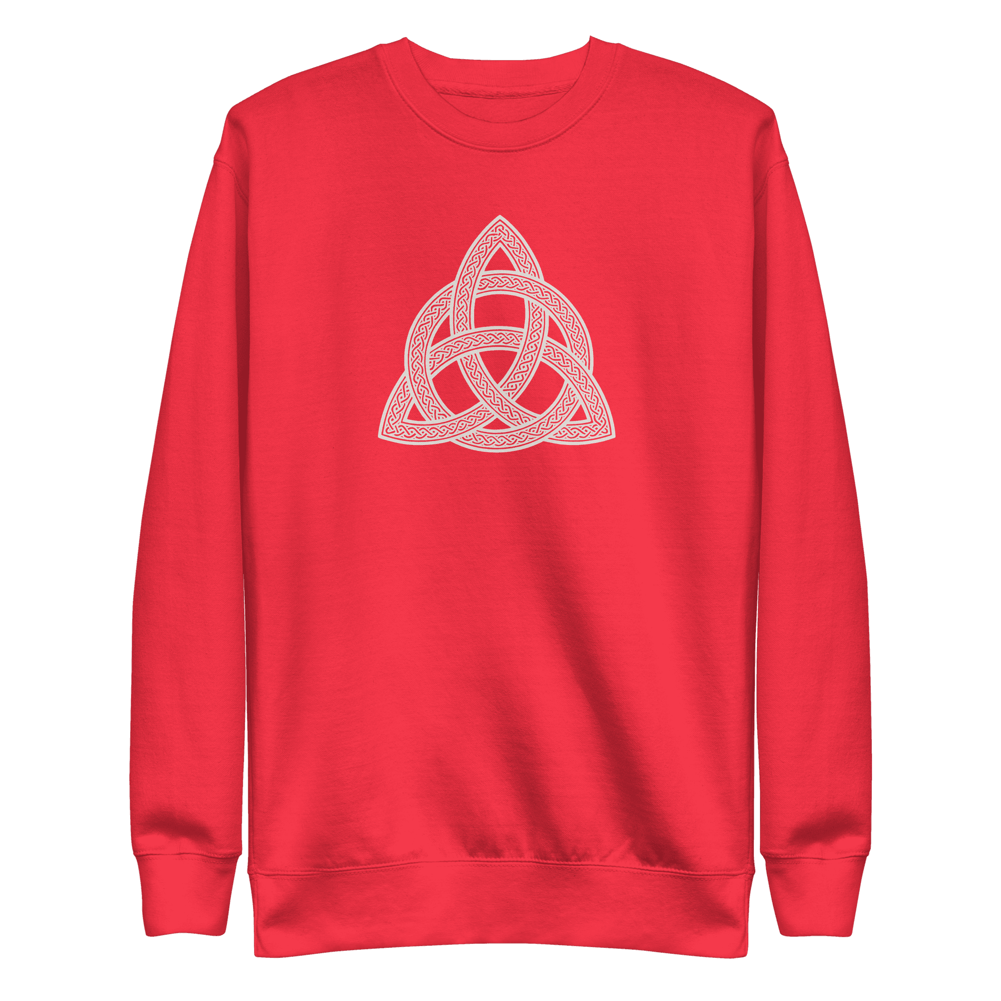 Trinity Knot | Irish Celtic Heritage | Light | Unisex Sweatshirt - Image 9