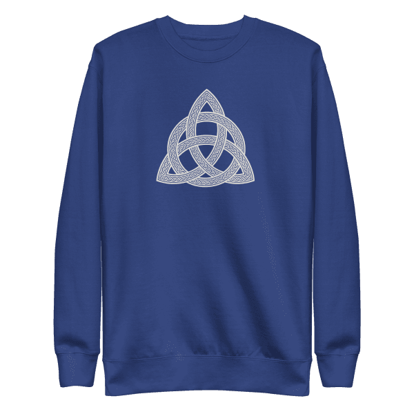 Trinity Knot | Irish Celtic Heritage | Light | Unisex Sweatshirt