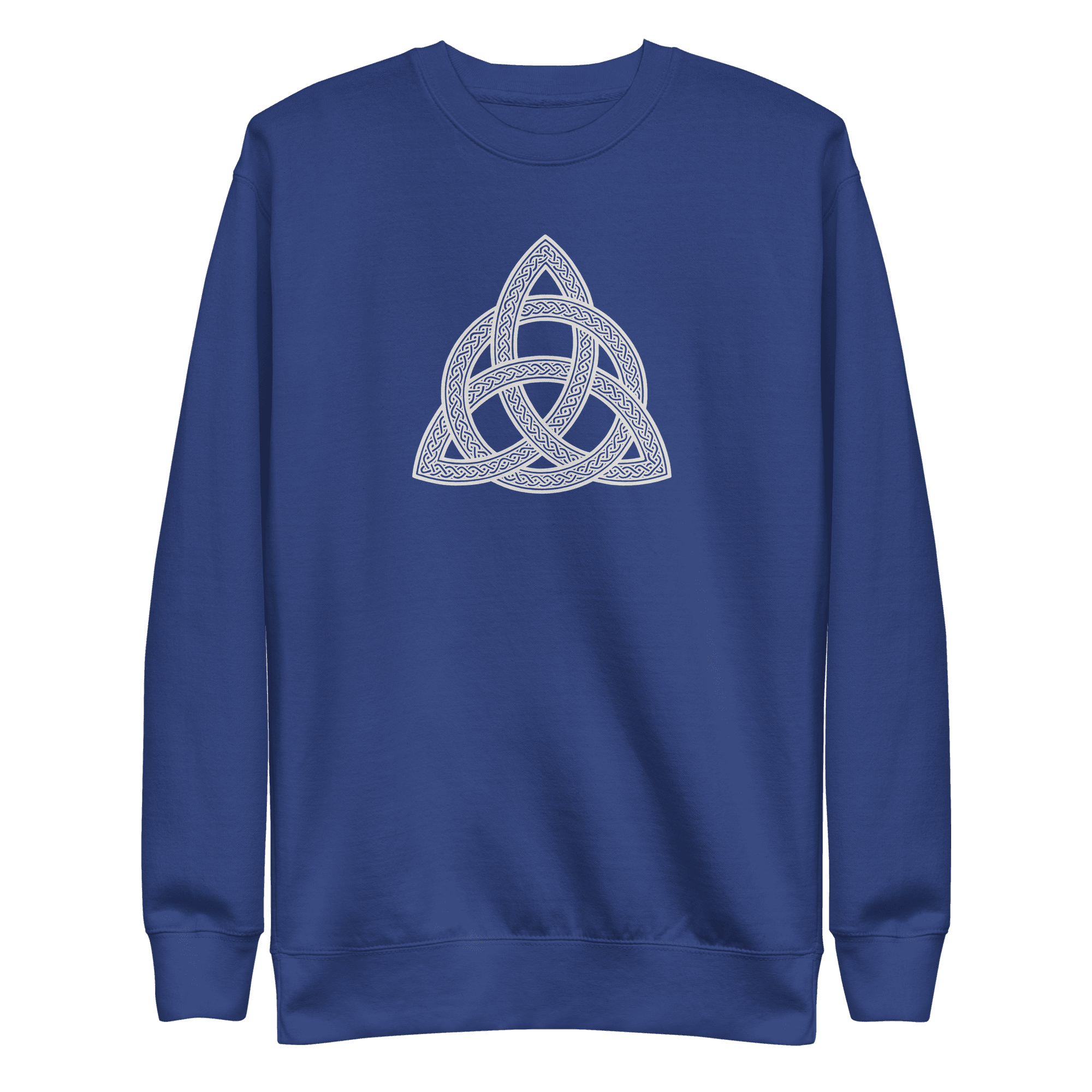 Trinity Knot | Irish Celtic Heritage | Light | Unisex Sweatshirt - Image 4