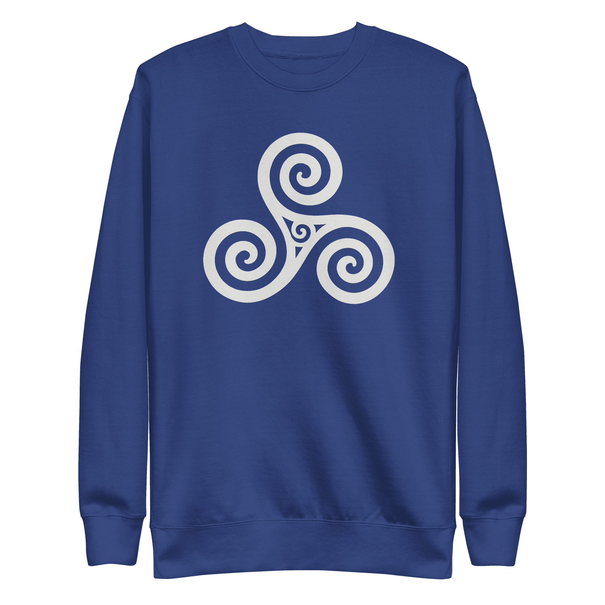 Trisquel Symbol | Galician Celtic Heritage | Light | Unisex Sweatshirt - Image 4