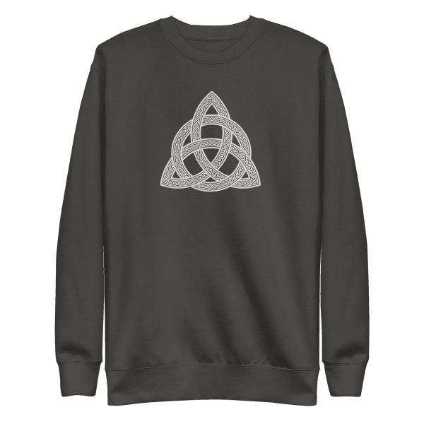 Trinity Knot | Irish Celtic Heritage | Light | Unisex Sweatshirt