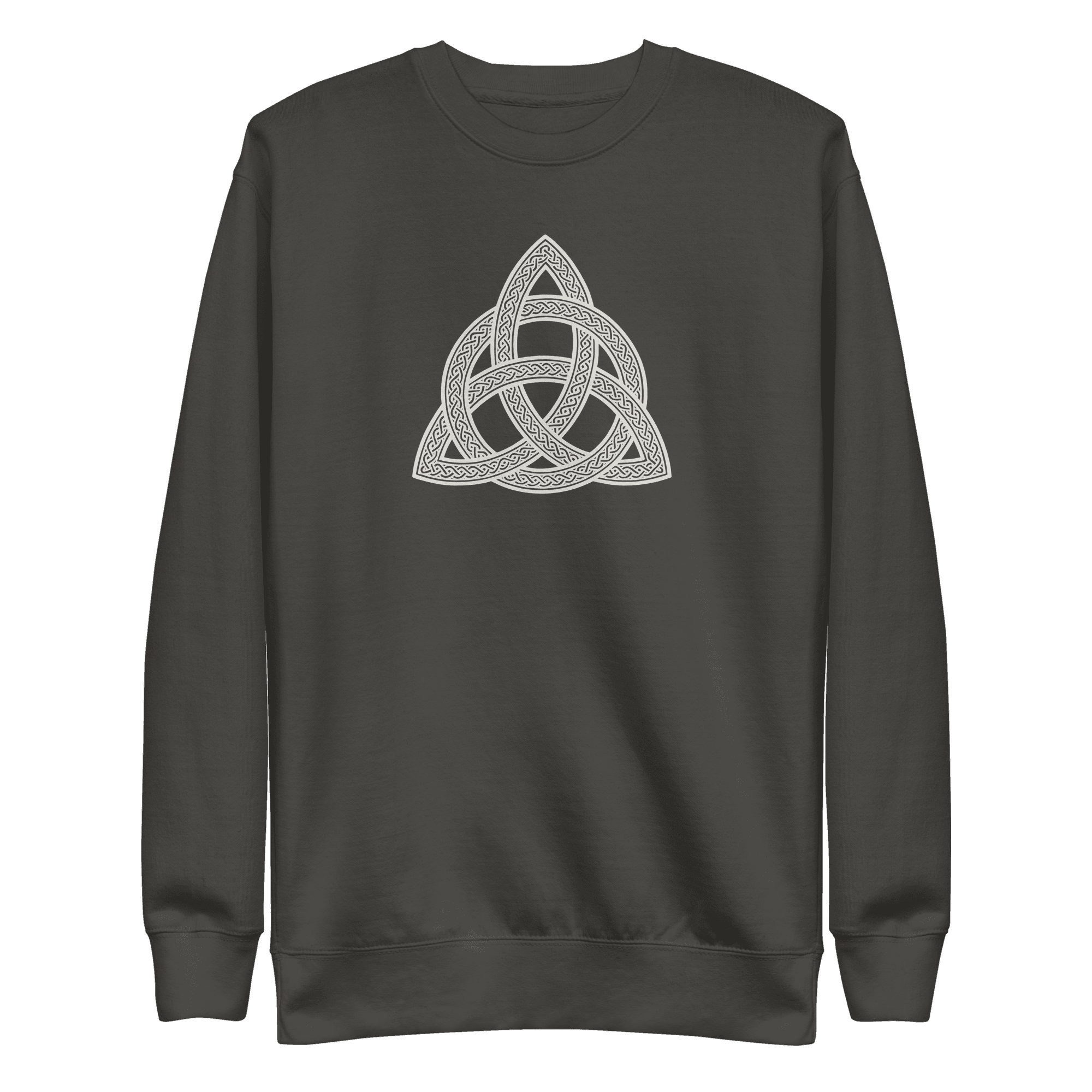 Trinity Knot | Irish Celtic Heritage | Light | Unisex Sweatshirt - Image 5