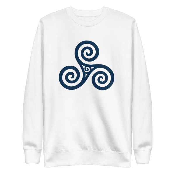 Trisquel Symbol | Galician Celtic Heritage | Unisex Sweatshirt
