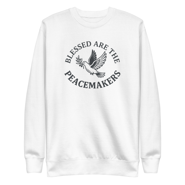 Blessed Are The Peacemakers | Charcoal Grey | Unisex Sweatshirt