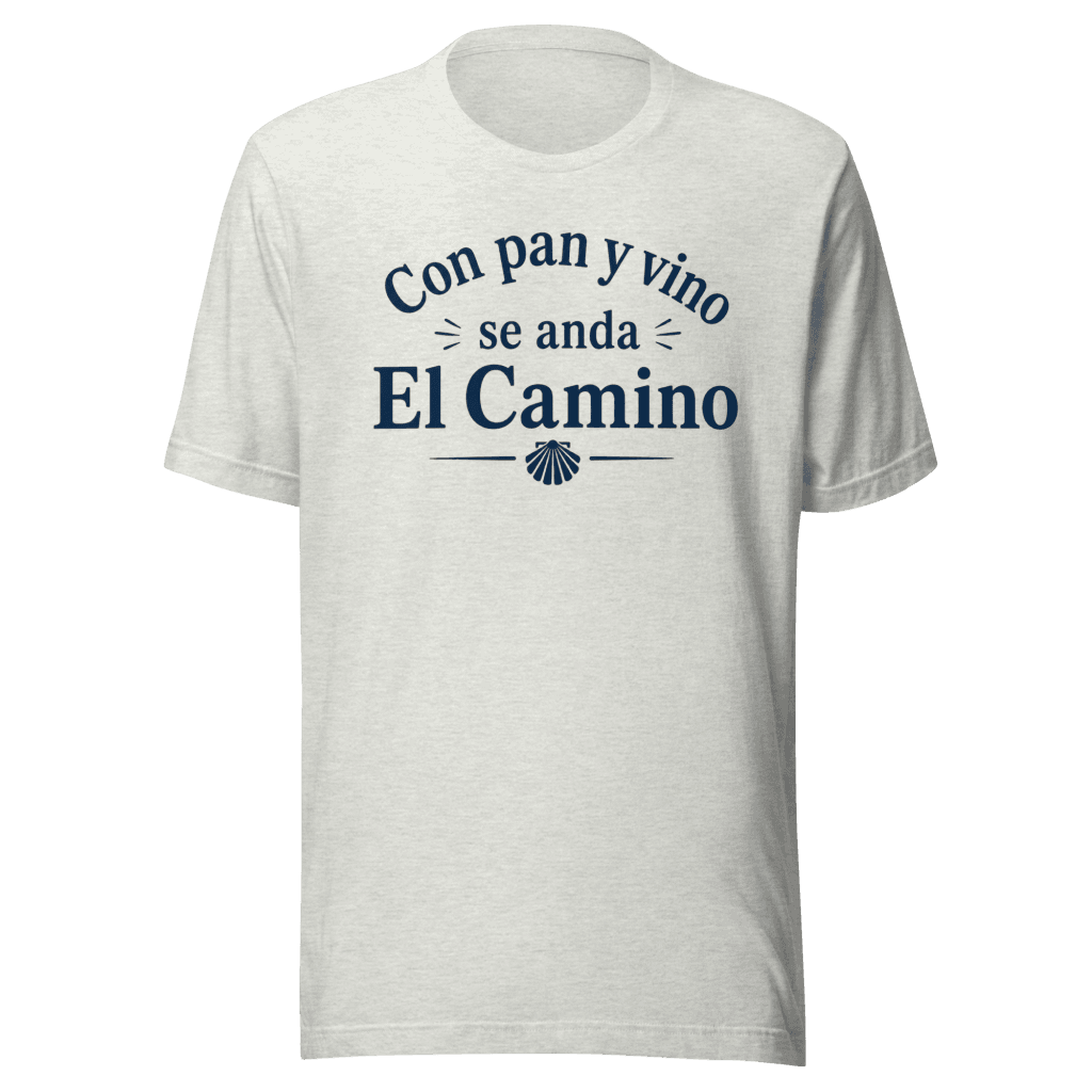 Pan y Vino | Dark Blue Text | Unisex Tee
