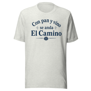 Pan y Vino | Dark Blue Text | Unisex Tee