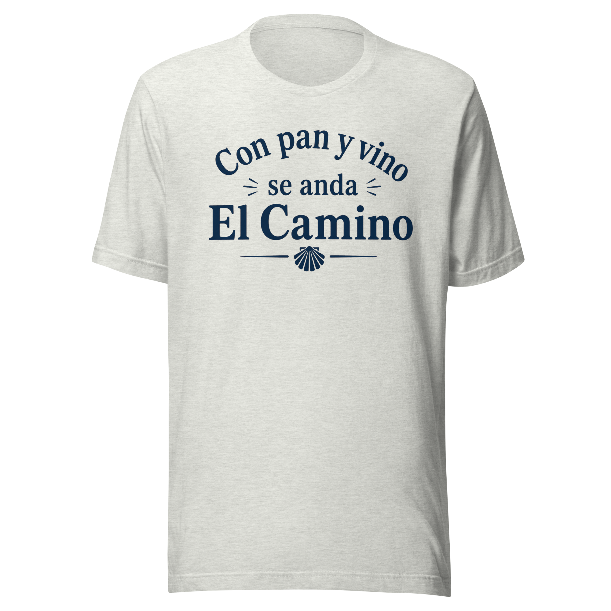 Pan y Vino | Dark Blue Text | Unisex Tee - Image 1