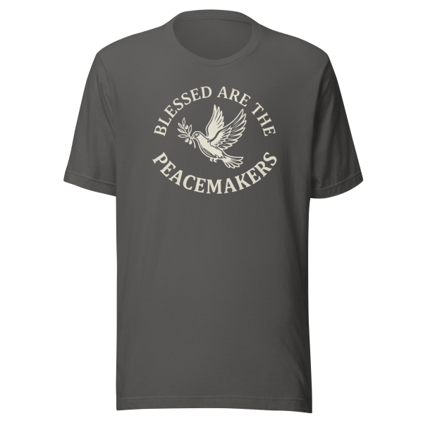 Blessed Are The Peacemakers | Parchment White | Unisex Tee
