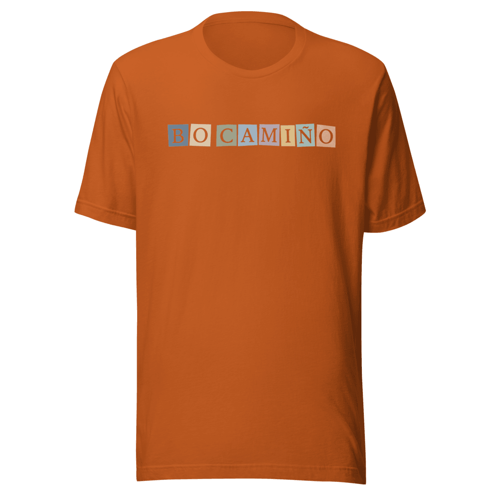 Camino de Santiago T-Shirt | Bo Camiño | Text Design