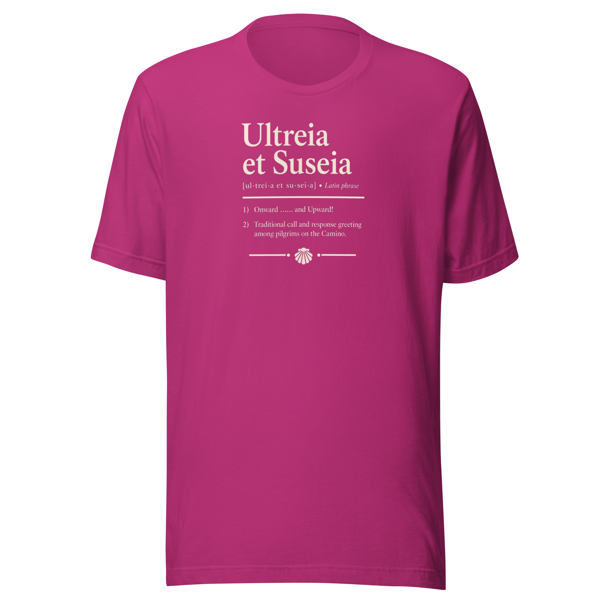 Ultreia et Suseia | White | Unisex Tee - Image 6
