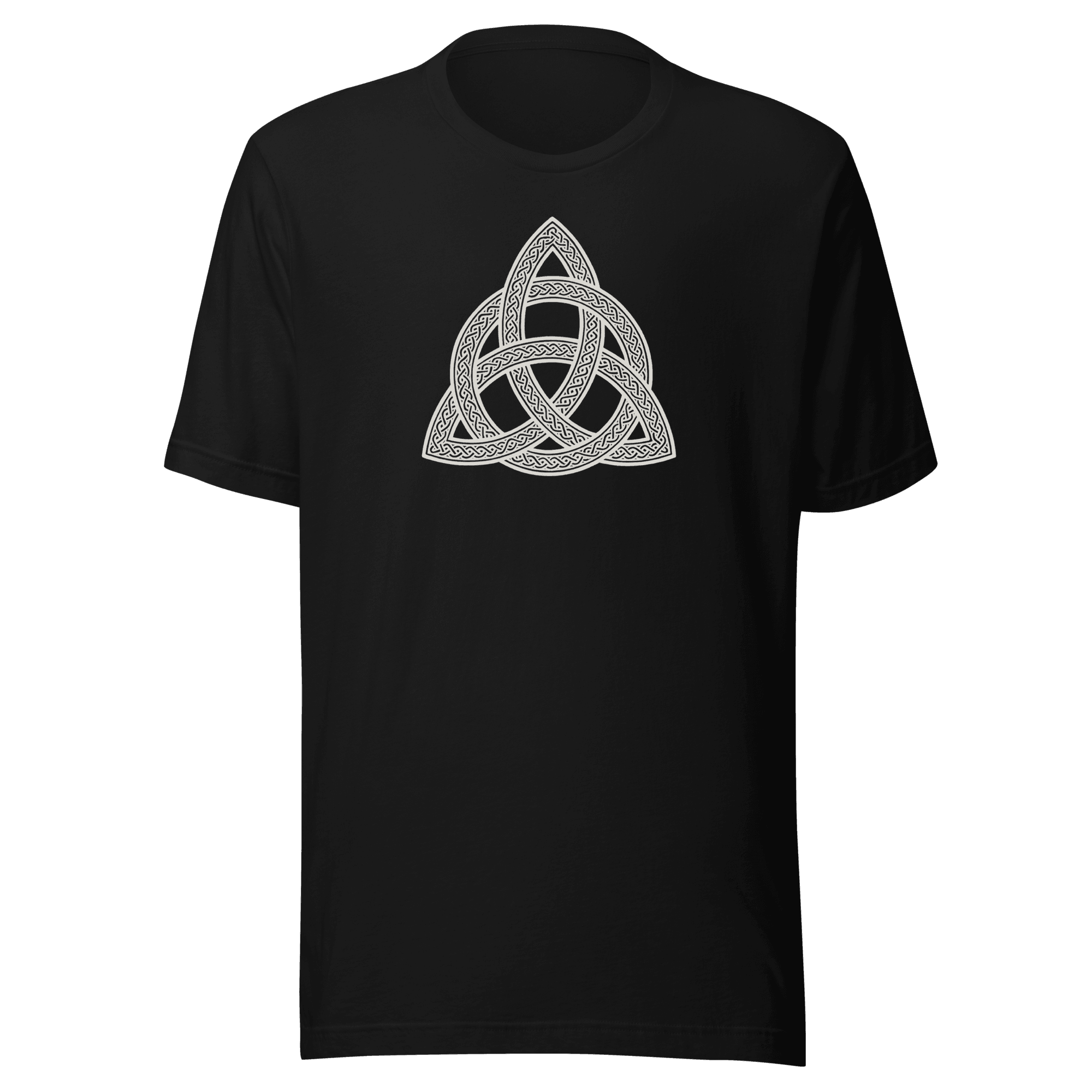 Trinity Knot | Irish Celtic Heritage | Light | Unisex Tee - Image 2