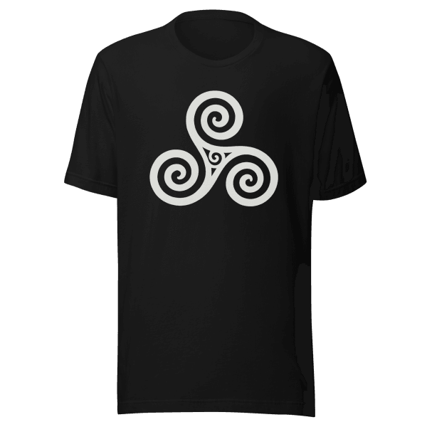 Trisquel Symbol | Galician Celtic Heritage | Light | Unisex Tee