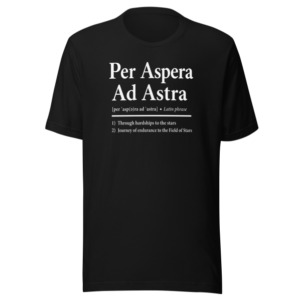 Per Aspera Ad Astra | White | Unisex Tee