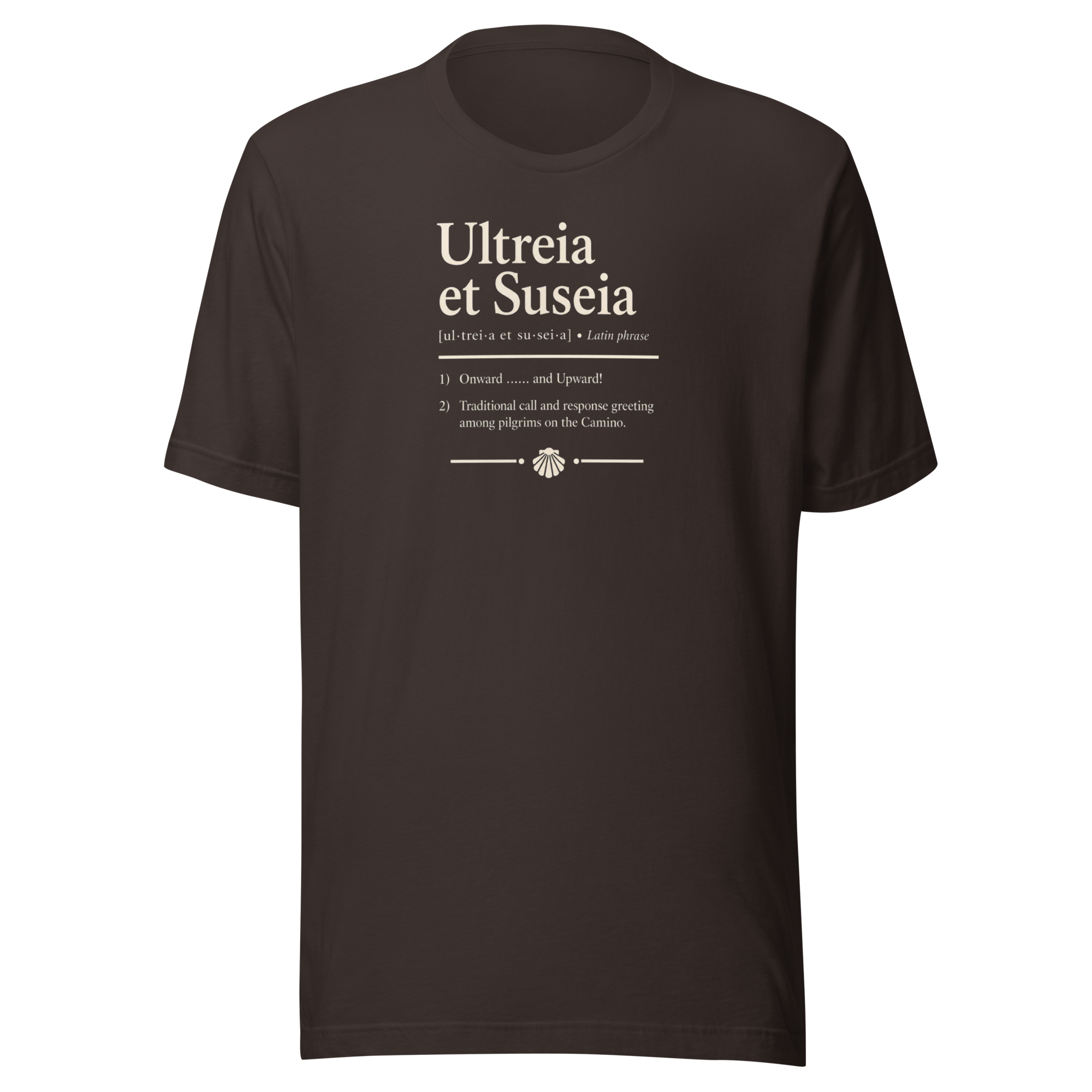 Ultreia et Suseia | White | Unisex Tee - Image 4