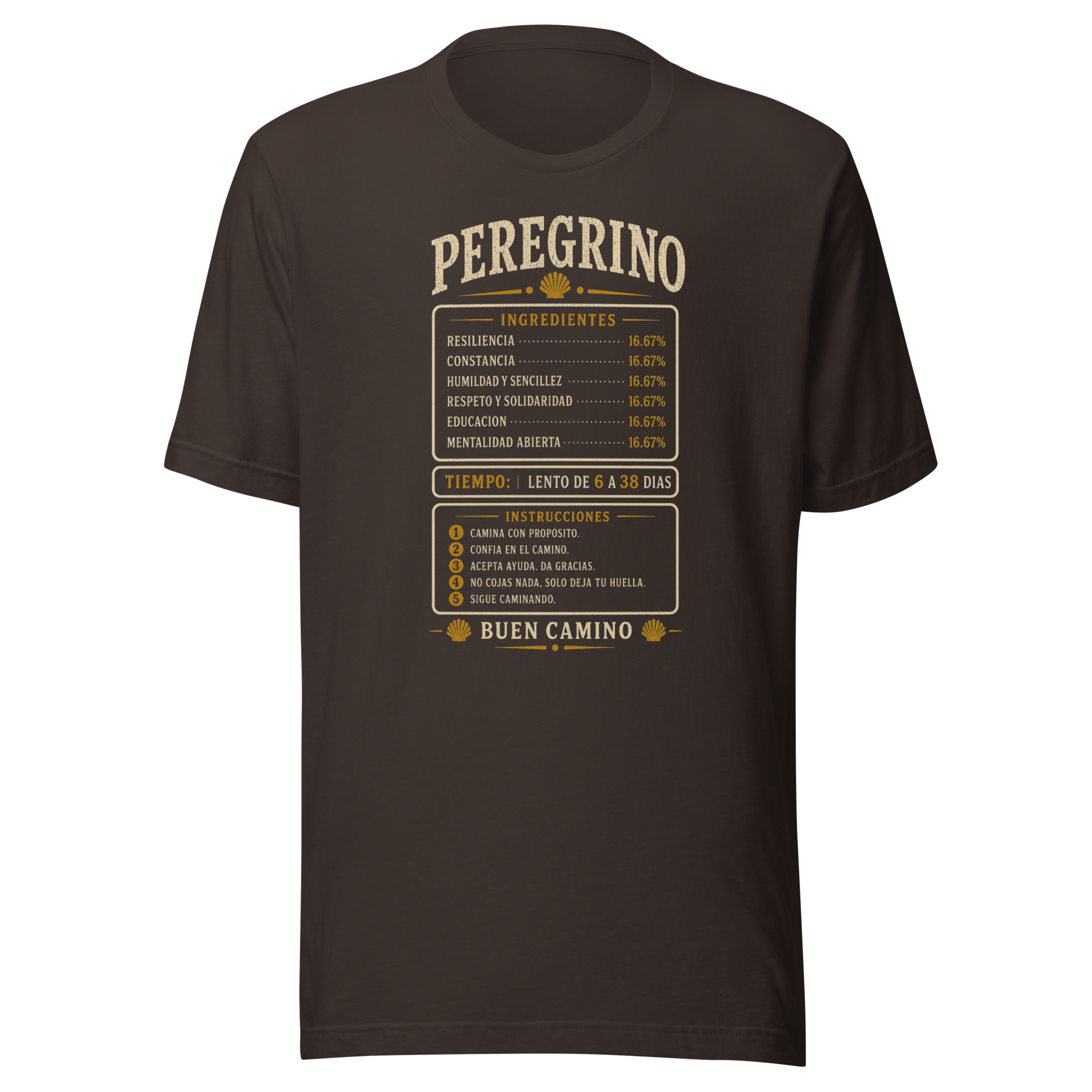 Peregrino | Ingredientes | Unisex Tee - Image 3