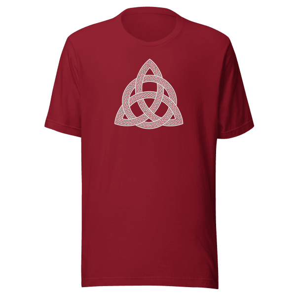 Trinity Knot | Irish Celtic Heritage | Light | Unisex Tee