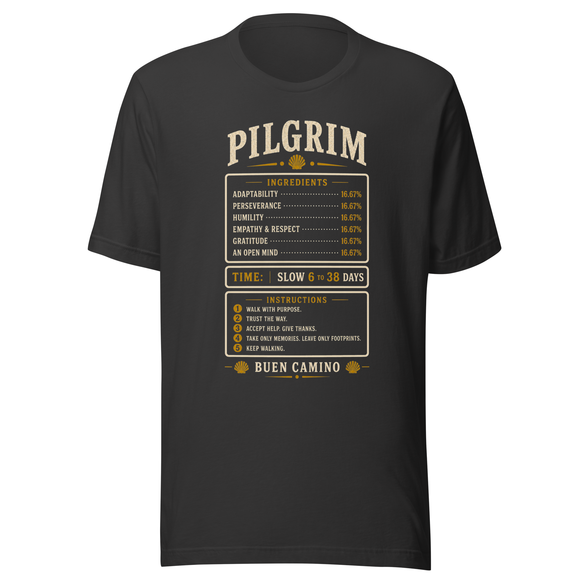 Pilgrim | Ingredients | Unisex Tee - Image 4