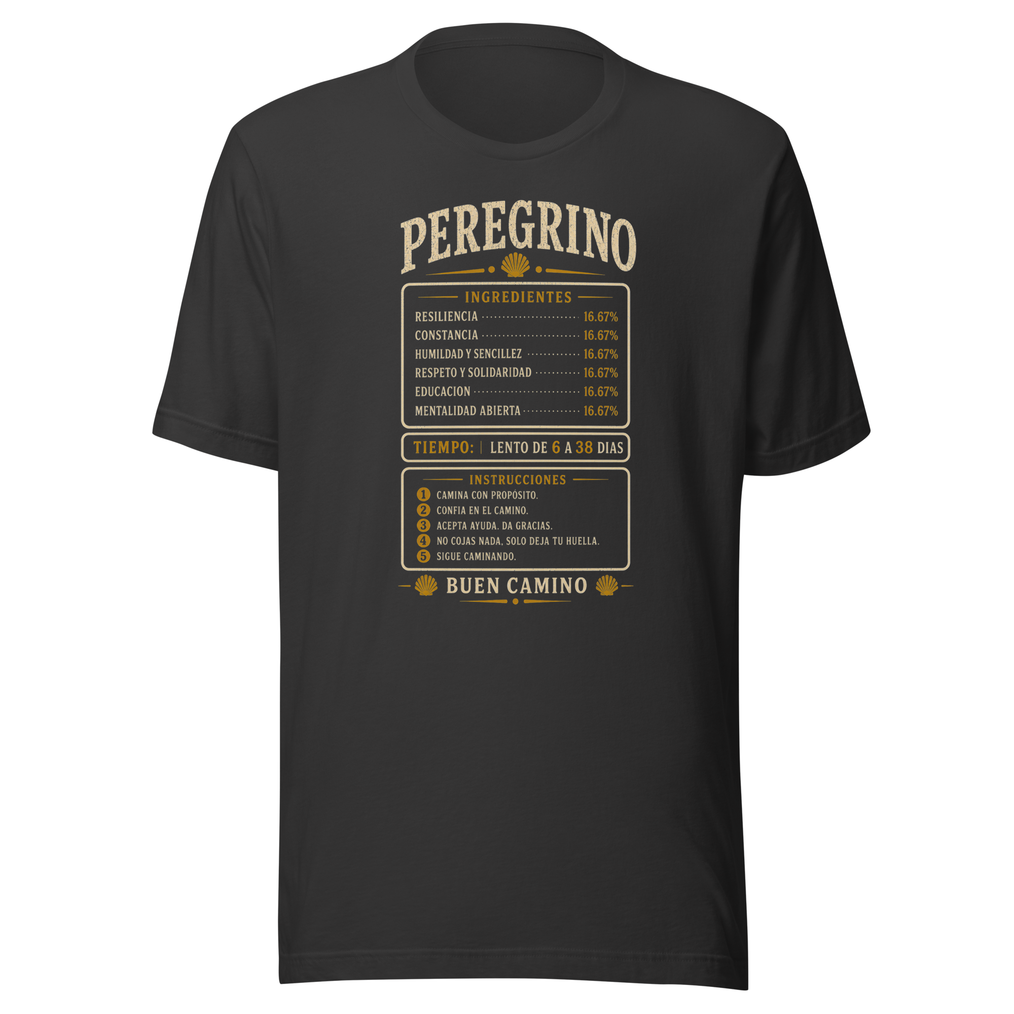 Peregrino | Ingredientes | Unisex Tee - Image 4