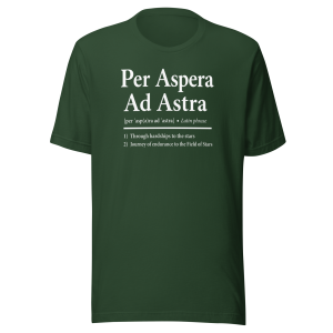 Per Aspera Ad Astra | White | Unisex Tee