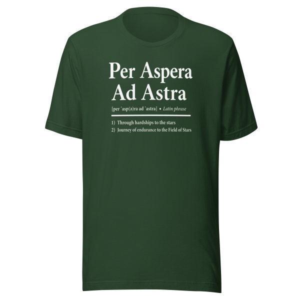 Per Aspera Ad Astra | White | Unisex Tee