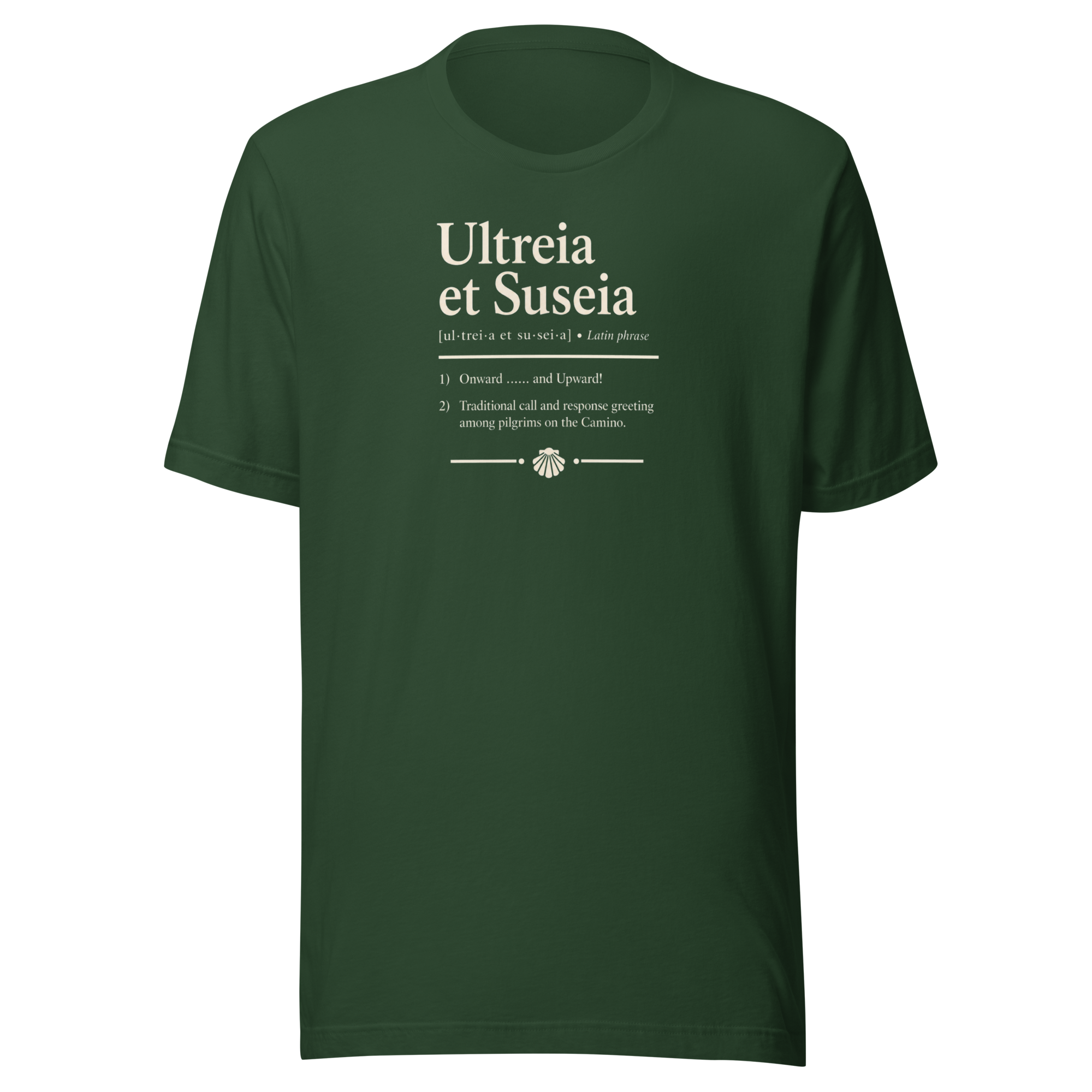Ultreia et Suseia | White | Unisex Tee - Image 5