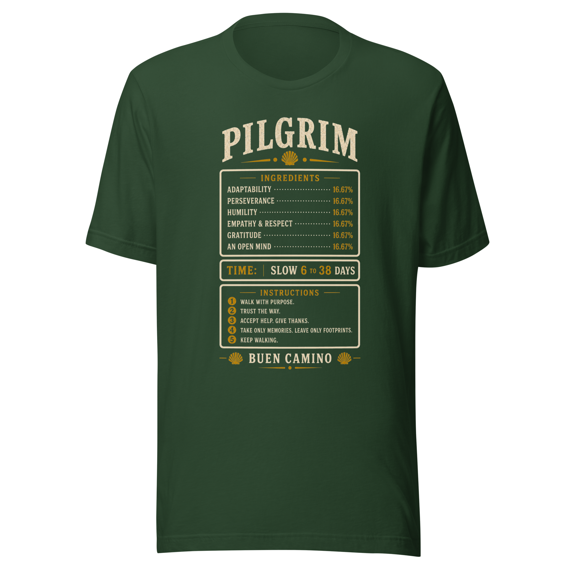 Pilgrim | Ingredients | Unisex Tee - Image 6