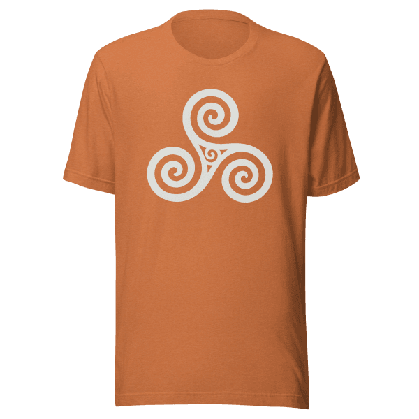 Trisquel Symbol | Galician Celtic Heritage | Light | Unisex Tee