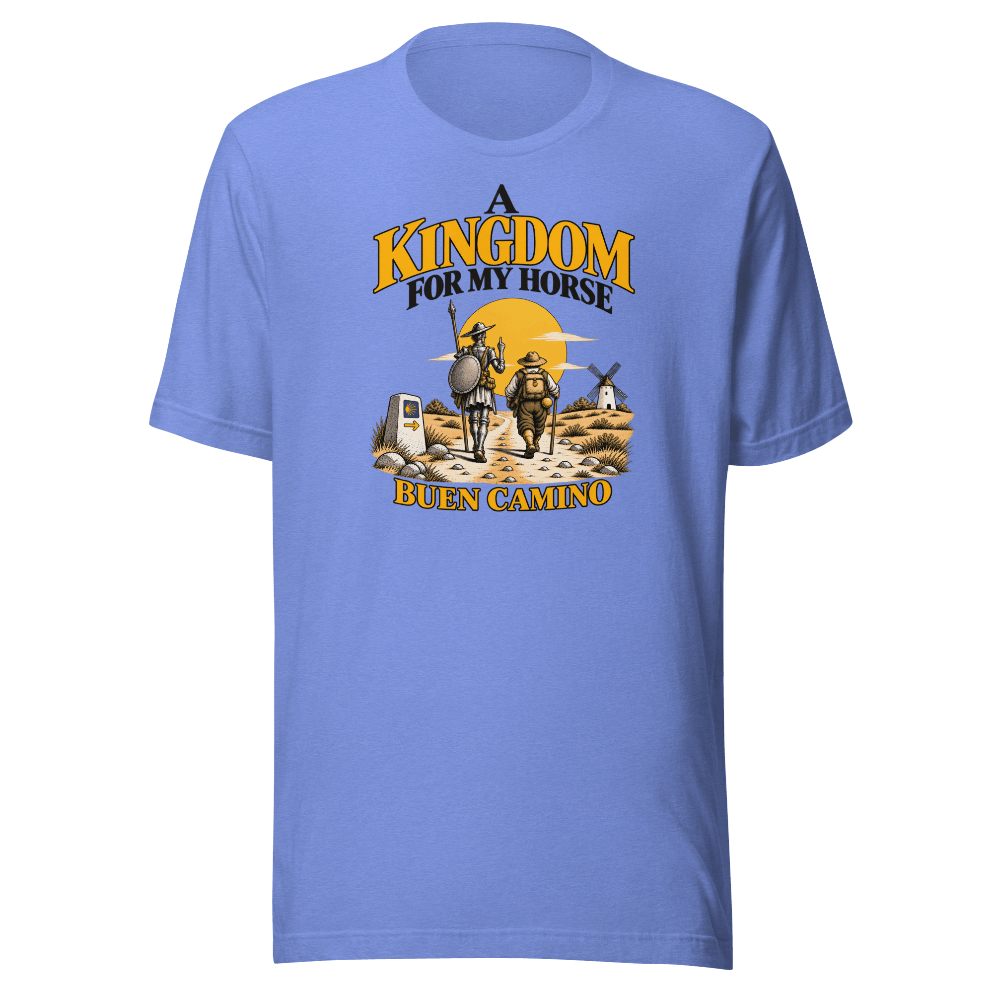 Camino de Santiago T-Shirt | Don Quixote | A Kingdom for My Horse - Image 3