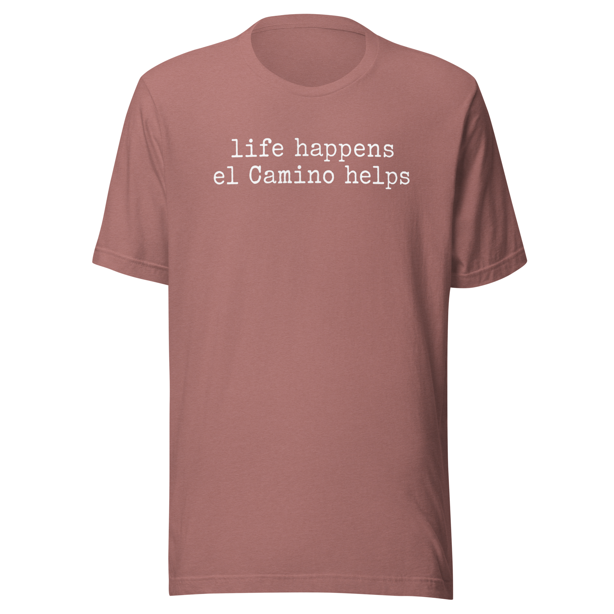 life happens el Camino helps | White | Unisex Tee - Image 7