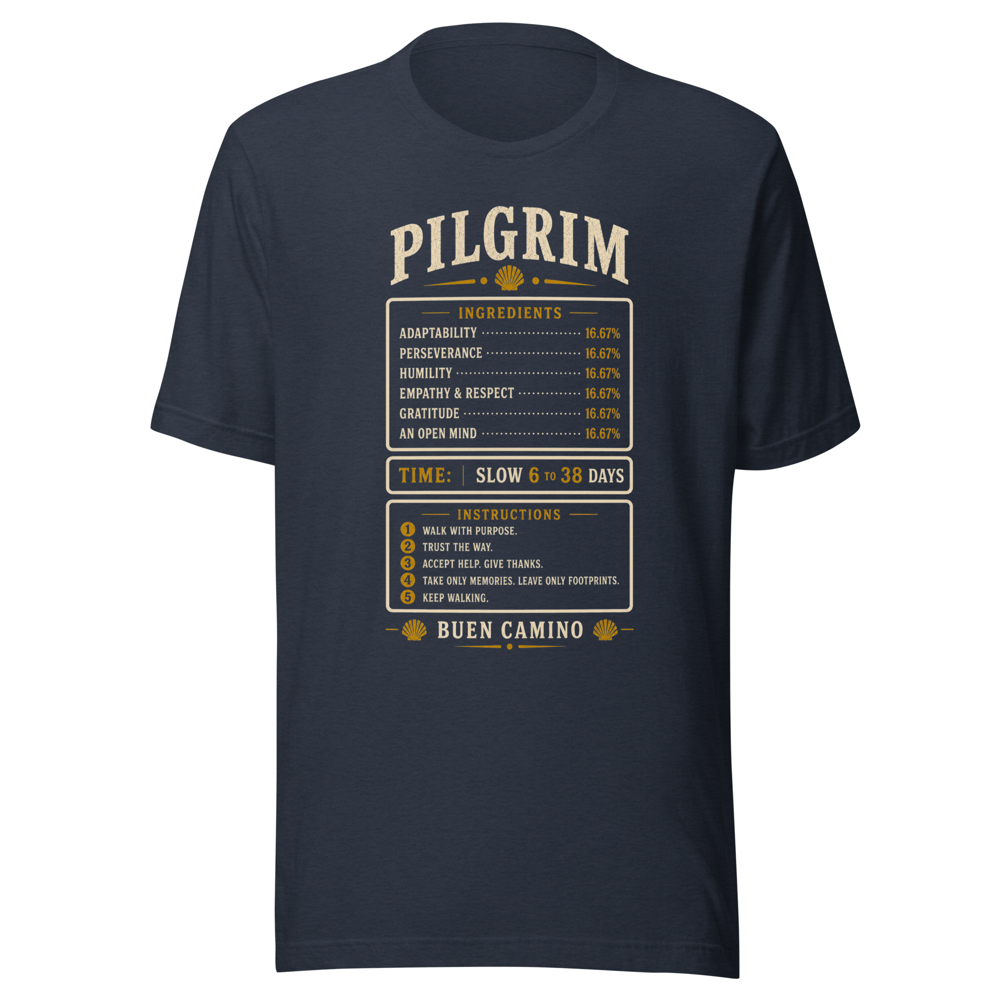 Pilgrim | Ingredients | Unisex Tee - Image 1
