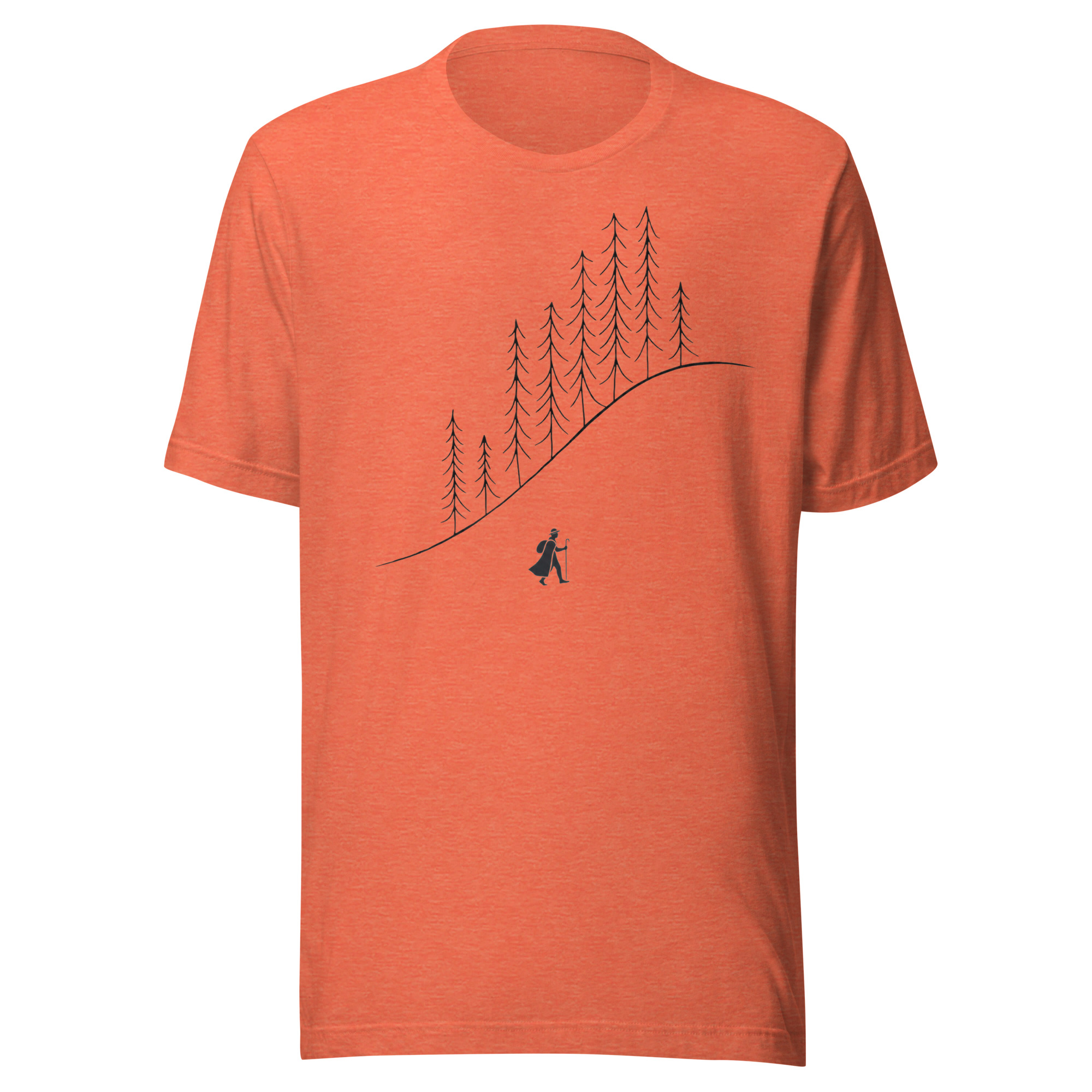Pine Trees | Charcoal Black | Unisex Tee - Image 1