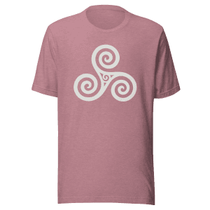Trisquel Symbol | Galician Celtic Heritage | Light | Unisex Tee
