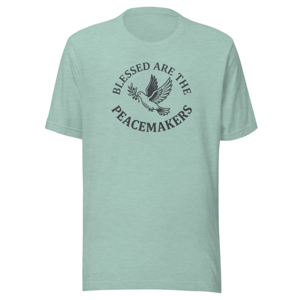 Blessed Are The Peacemakers | Charcoal Grey | Unisex Tee