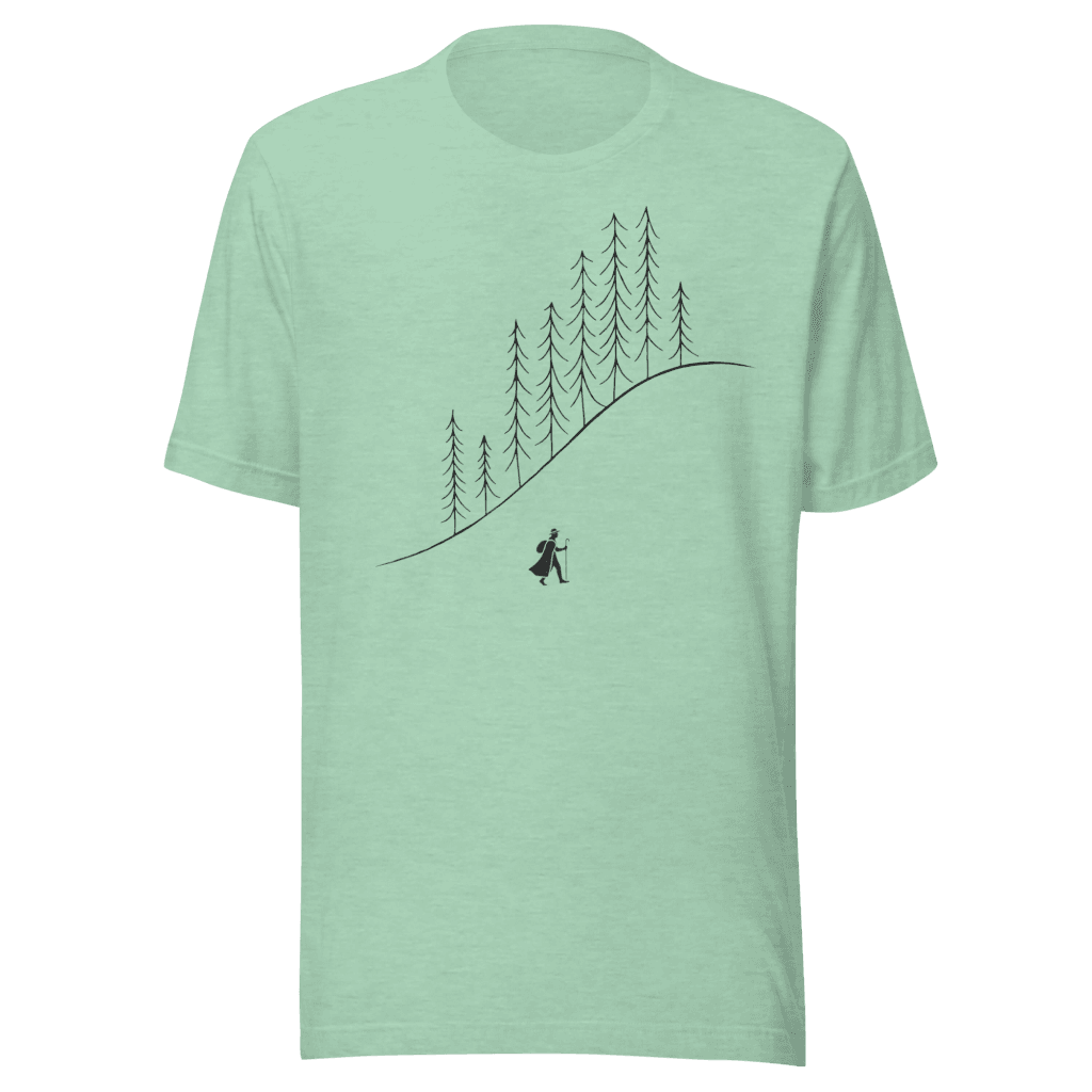 Pine Trees | Charcoal Black | Unisex Tee