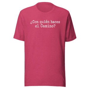 ¿Con quién haces el Camino? | Unisex Tee