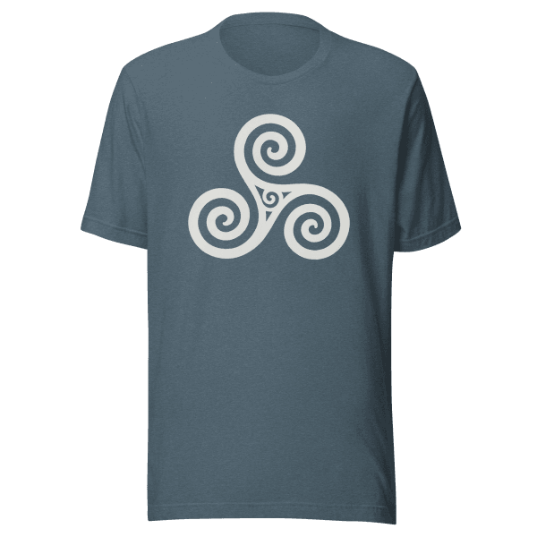 Trisquel Symbol | Galician Celtic Heritage | Light | Unisex Tee