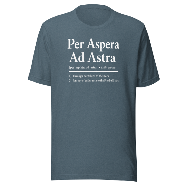 Per Aspera Ad Astra | White | Unisex Tee