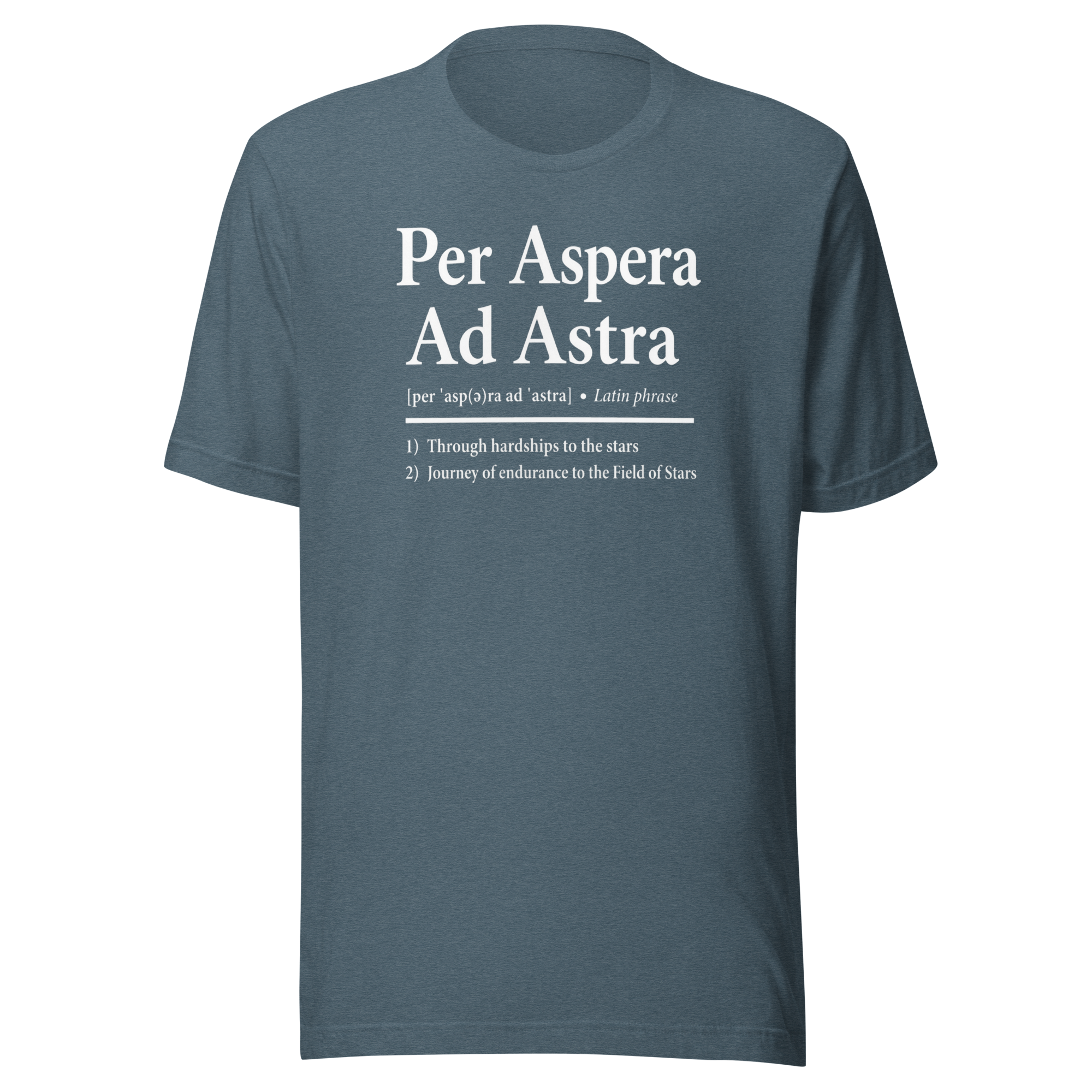 Per Aspera Ad Astra | White | Unisex Tee - Image 6
