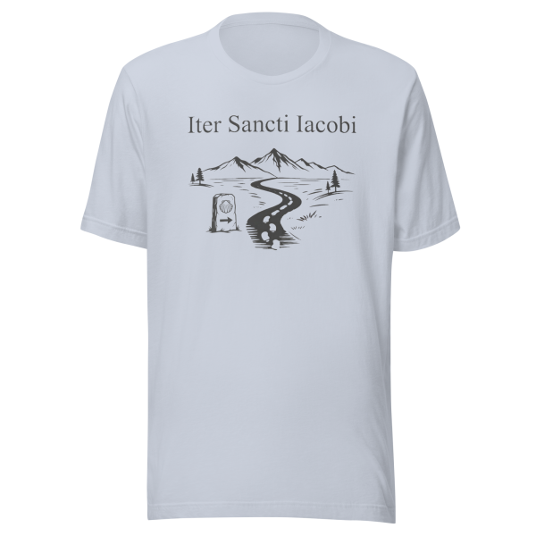 Iter Sancti Iacobi | Landscape | Charcoal Grey | Unisex Tee
