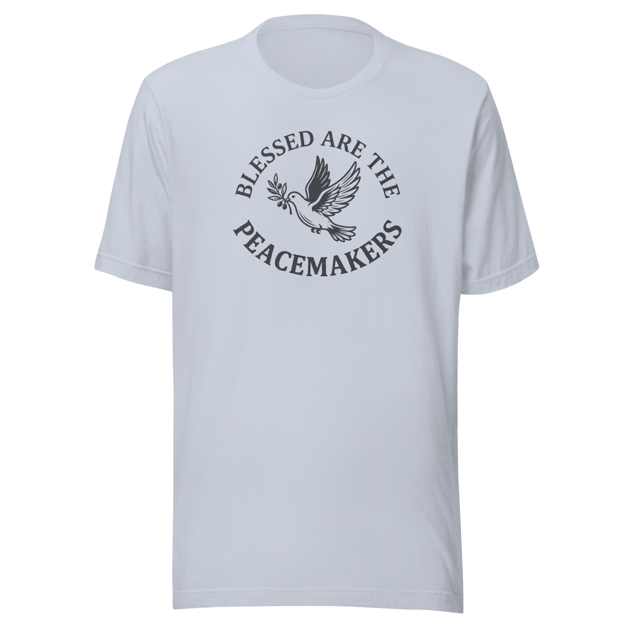 Blessed Are The Peacemakers | Charcoal Grey | Unisex Tee - Image 5