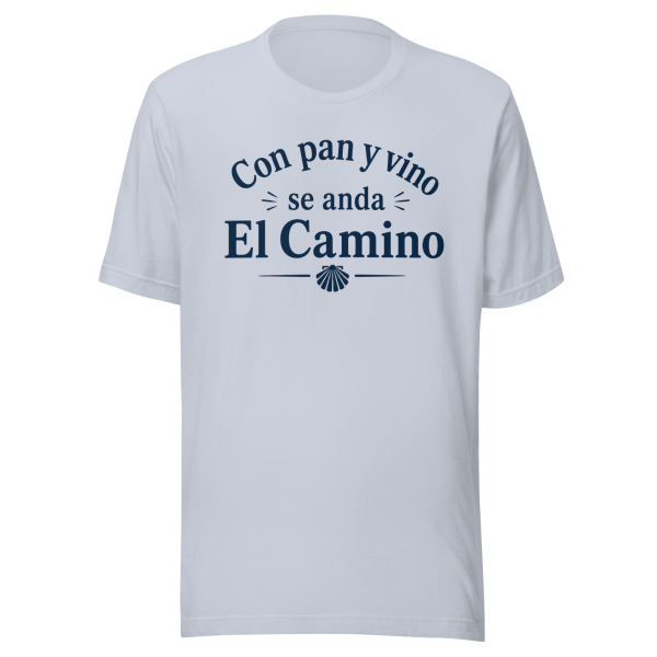 Pan y Vino | Dark Blue Text | Unisex Tee